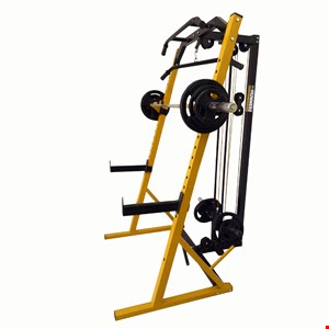 دستگاه رک اسکات باسیمکش خانگی(رنگ زرد)
